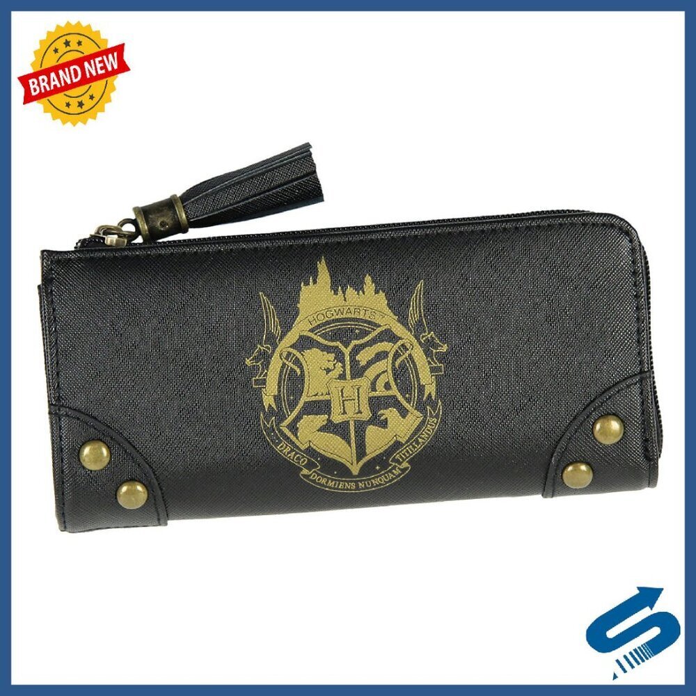 Faux Leather Zipper Clutch Wallet with 8 Card Slots & 2 Bill Compartments